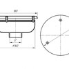 Водозабор с антивихревой крышкой d160 20м3 (плёнка) внутр. 2